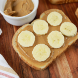 Air Fryer Peanut Butter Banana Toast (Easy 7-Minute Breakfast)