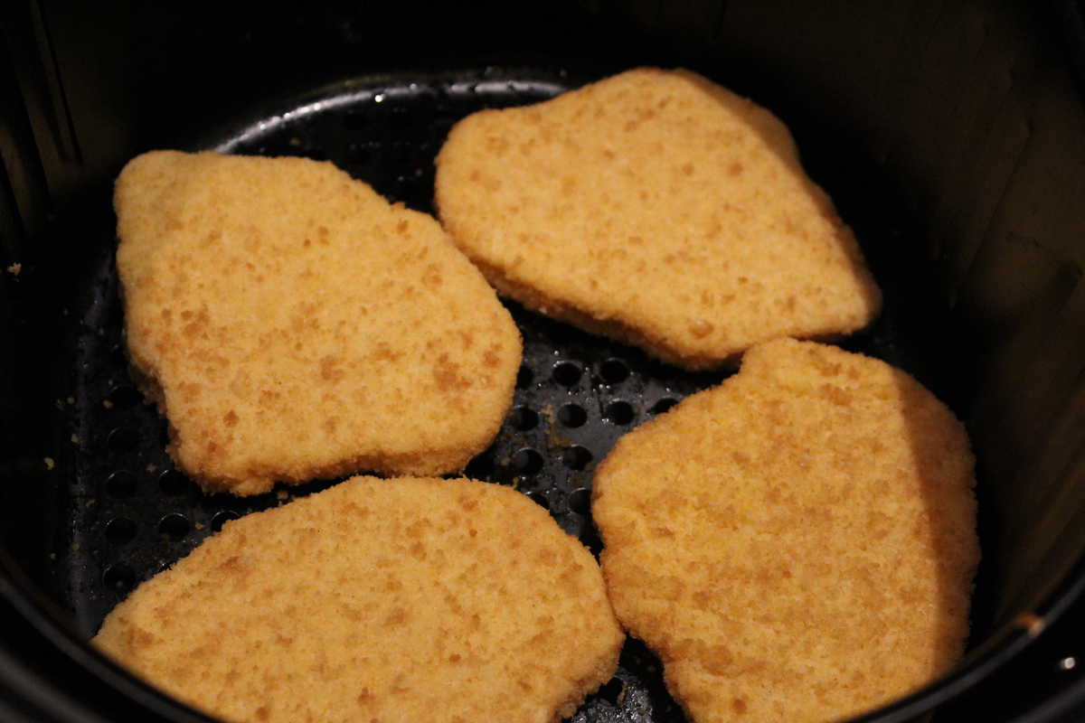 Air Fryer Chicken Patty Sandwiches