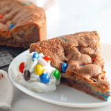 Air Fryer M&M Brownie Bars