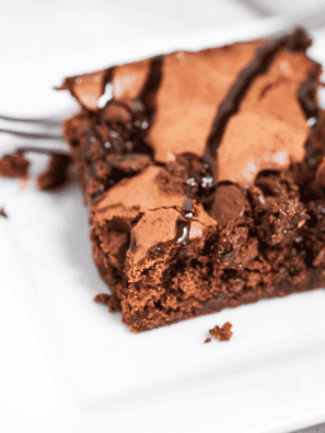 Air Fryer Trader Joe’s Brownie Truffle Mix Brownies