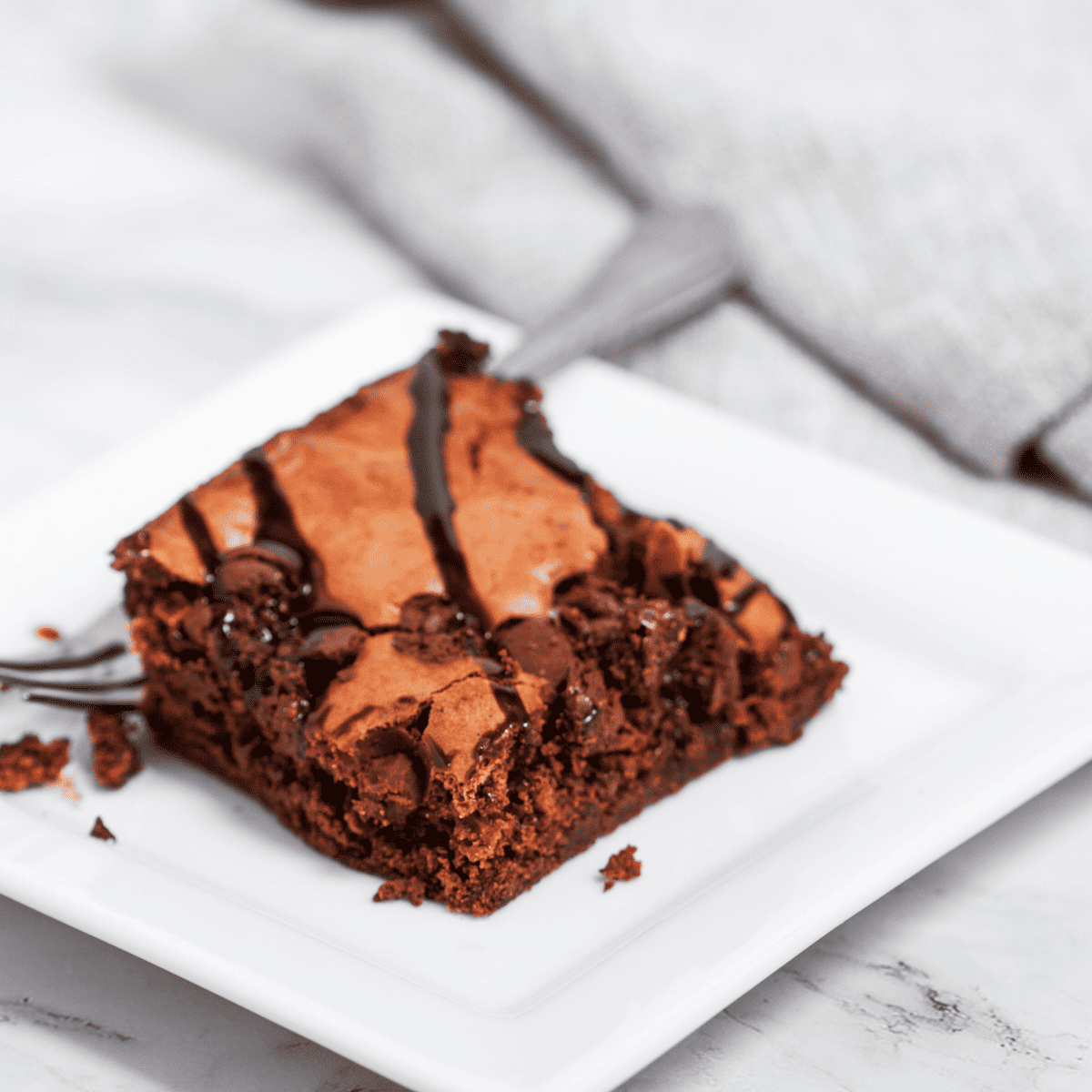 Air Fryer Trader Joe’s Brownie Truffle Mix Brownies