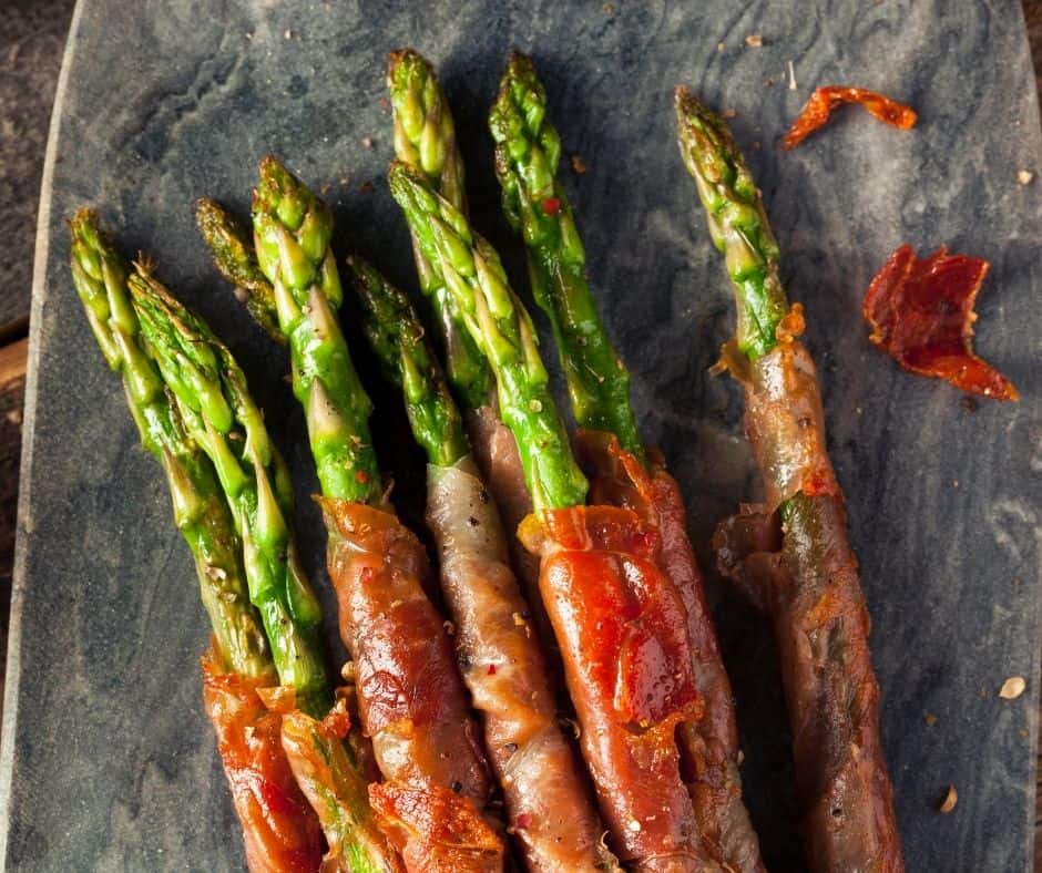 Air Fryer Prosciutto Wrapped Asparagus