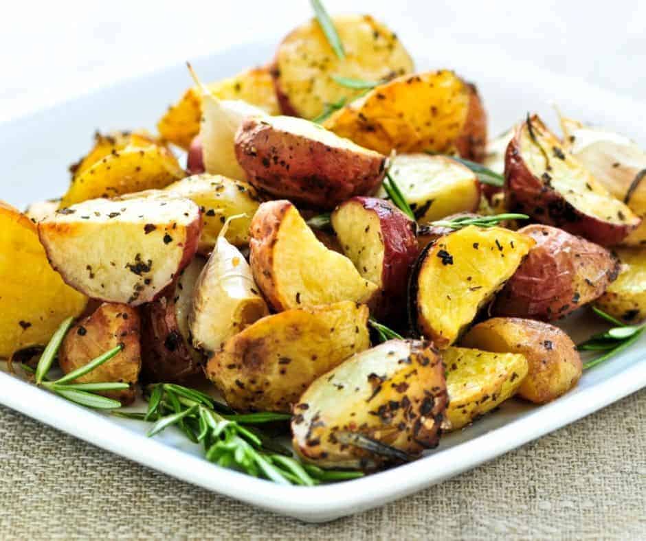 Air Fryer Rosemary Lemon Roasted Potatoes