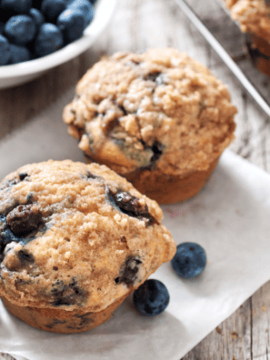 Air Fryer Starbucks Copycat Blueberry Muffins