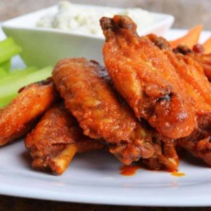 cooked air fryer frozen chicken wings