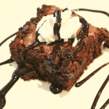 Air Fryer Copycat Starbucks Double Chocolate Brownies