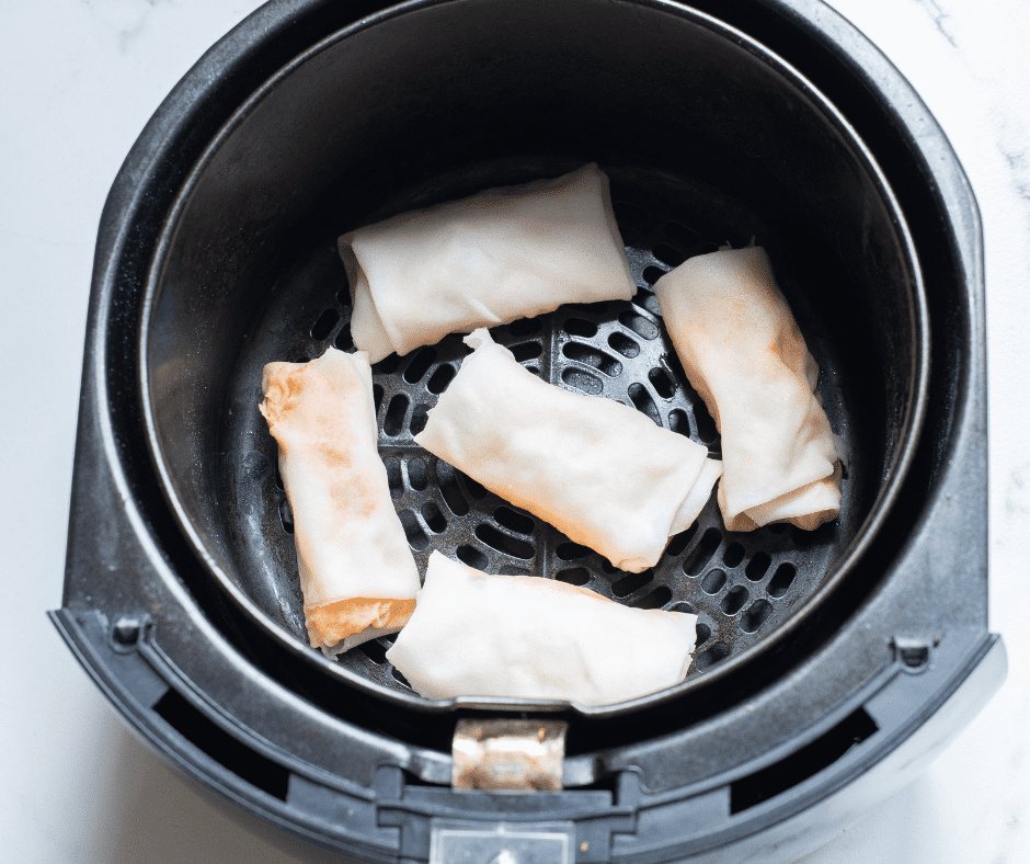 Air Fryer Homemade Egg Rolls Ingredients In Bowl