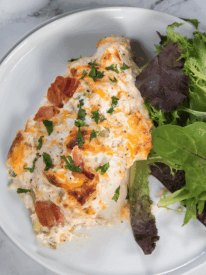 Air Fryer Jalapeno Popper Stuffed Chicken