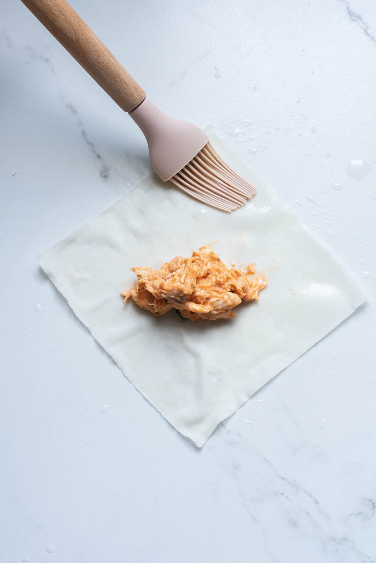 Air Fryer Homemade Egg Rolls Ingredients In Bowl