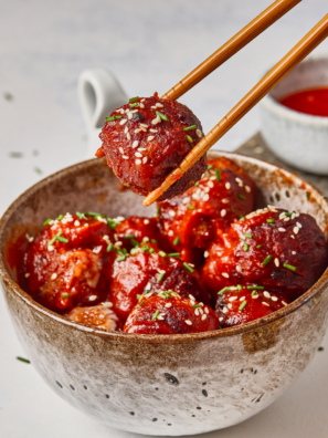 Hoisin Glazed Meatballs