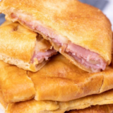 Air Fryer Homemade Ham and Cheese Hot Pockets