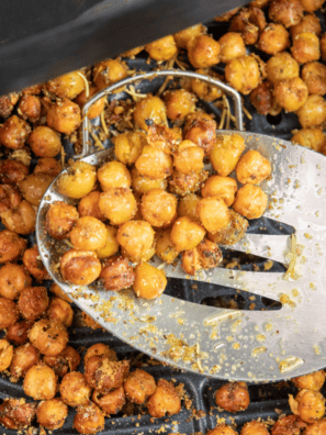 Air Fryer Honey Cinnamon Roasted Chickpeas turn one humble can of garbanzo beans into a sweet, crunchy, lightly spiced snack in under 25 minutes — no oven required. They're crispy on the outside, tender in the middle, and coated in a honey-cinnamon glaze that tastes like a churro but happens to be packed with fiber and protein. If you've been looking for a healthier snack that still satisfies a sweet tooth, this is the one to bookmark.