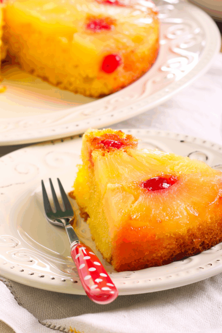 This Air Fryer Pineapple Upside Down Cake features caramelized fruit and a melt-in-your-mouth sponge.