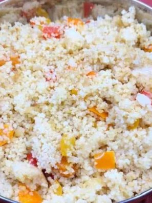 Instant Pot Sweet Bell Pepper Couscous (Fiesta)