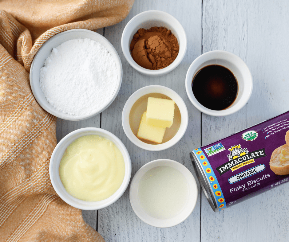 Ingredients Needed For Air Fryer Boston Cream Donuts (Doughnuts)