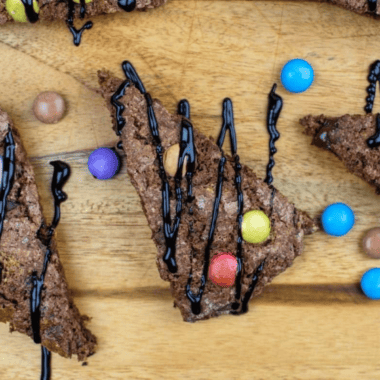 Air Fryer Double Chocolate Scones
