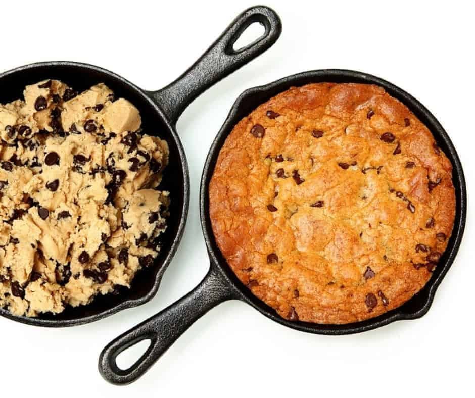 Air Fryer Skillet Chocolate Chip Cookies