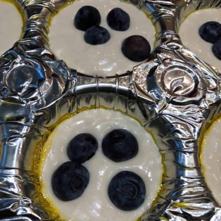 Air Fryer Blueberry Pancake Muffins Poppers (2)