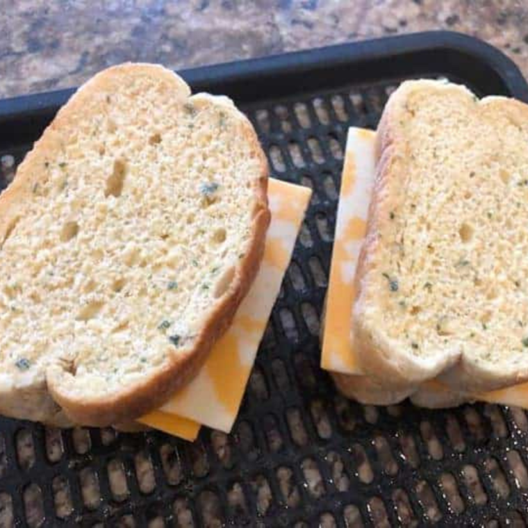 Air Fryer Texas Toast Grilled Cheese