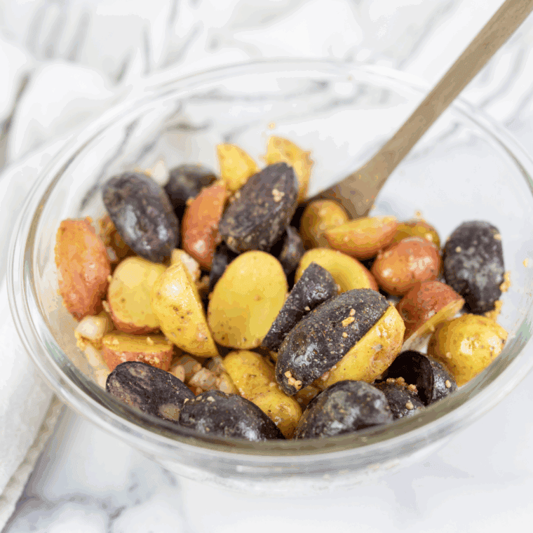 Mix all of the ingredients together.