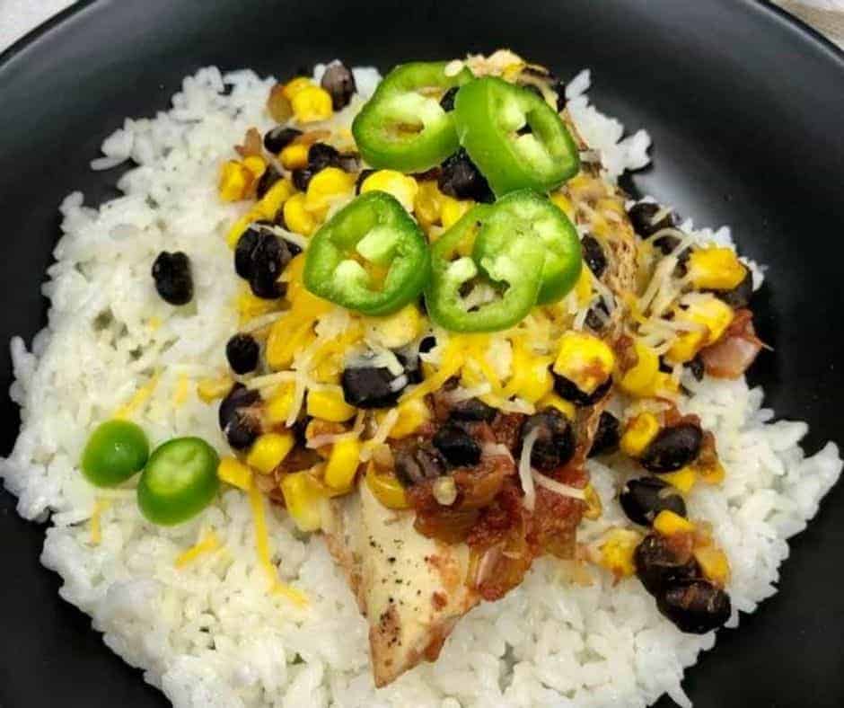 Air Fryer Mexican Chicken Foil Packet