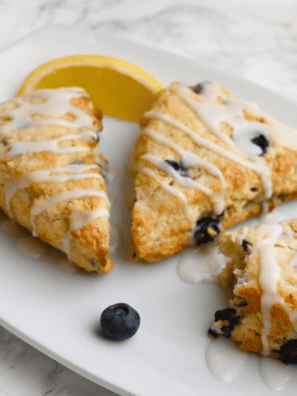 Air Fryer Blueberry Scones
