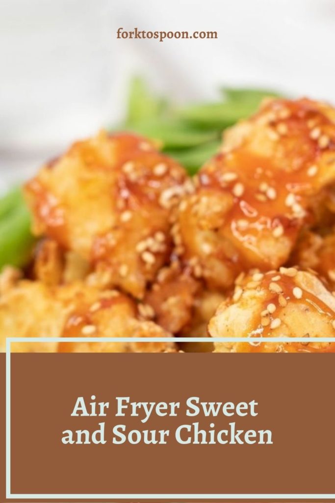 Air Fryer Sweet and Sour Chicken