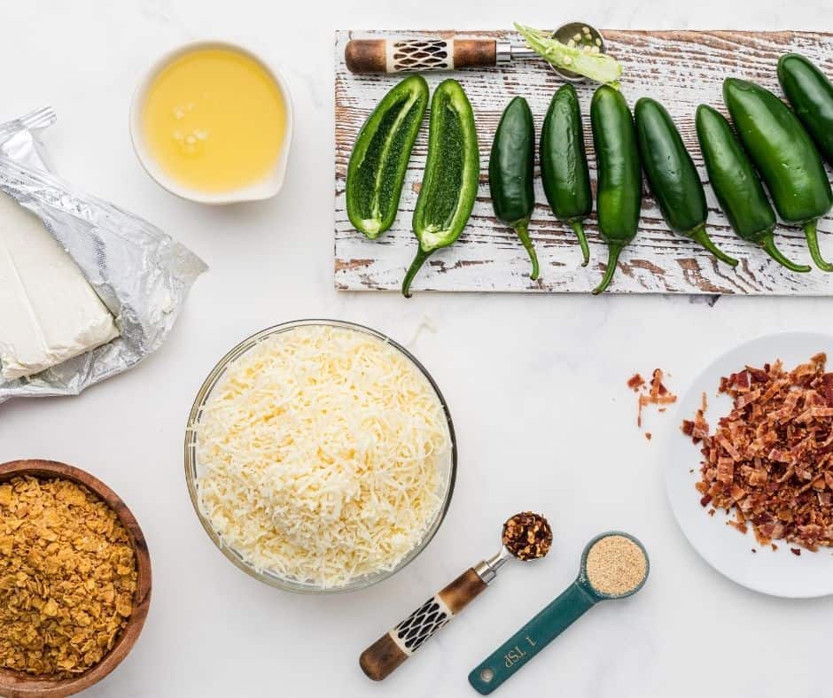 Ingredients In Air Fryer Stuffed Jalapenos