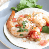 Easy Air Fryer Pesto Shrimp