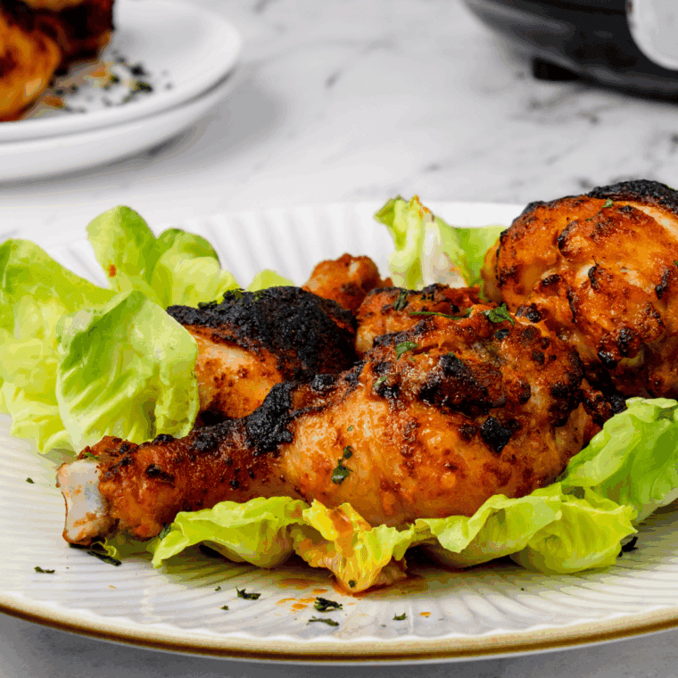 Easy Air Fryer Korean BBQ Chicken Drumsticks are crispy, juicy, and coated in a sticky, flavorful Korean-style sauce. Perfect for quick weeknight dinners or game-day snacks!