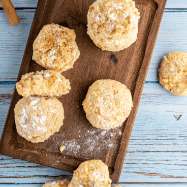 Easy Air Fryer Snickerdoodle Cookies