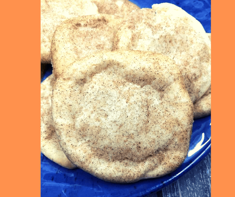 air fryer homemade snickerdoodle cookies