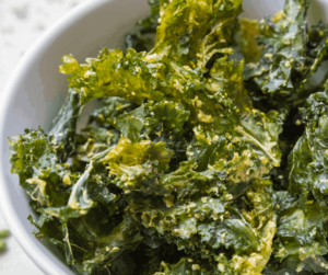 Air Fryer Parmesan Kale Chips