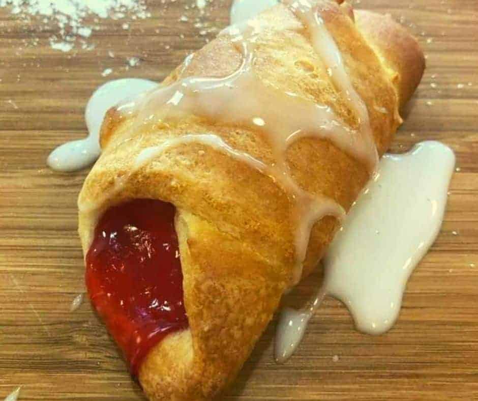 Air Fryer Cherry Crescent Rolls