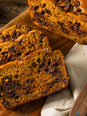 Air Fryer Chocolate Chip Pumpkin Bread is everything you love about fall baking in one cozy loaf. It's moist, warmly spiced, and studded with melty chocolate chips — and because it bakes in the air fryer, you get a tender crumb and a lightly crisp top in about 30 minutes, no oven required.