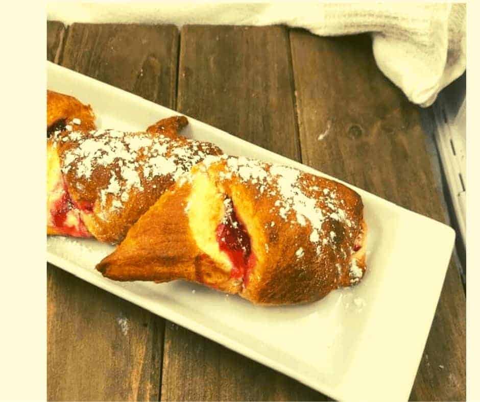 Air Fryer Cherry Pie Crescent Rolls