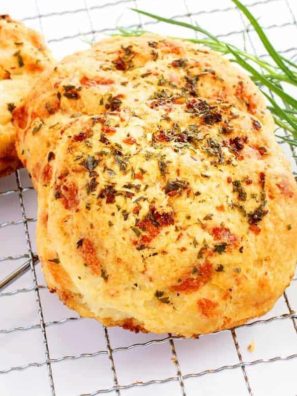 Air Fryer Garlic & Herb Biscuits