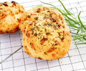 Air Fryer Garlic & Herb Biscuits