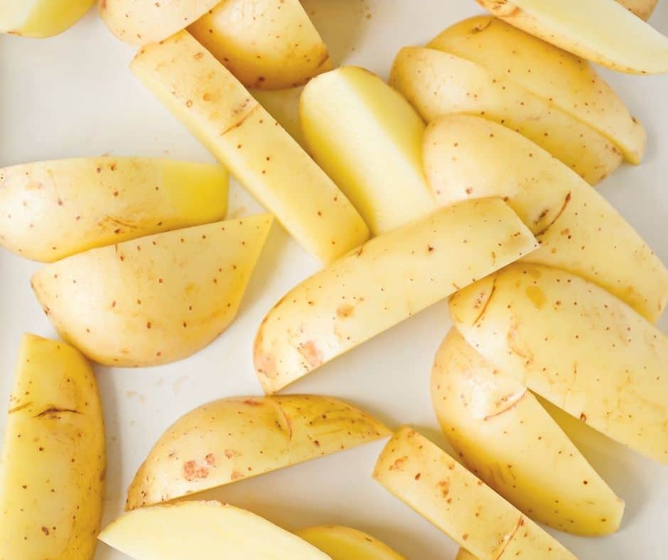 How To Make Air Fryer Parmesan Crusted Potatoes