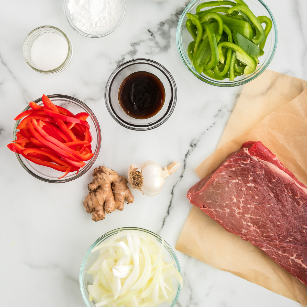 Air Fryer Pepper Steak