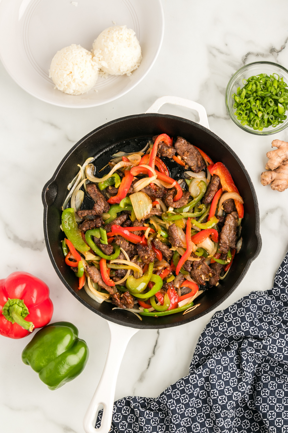 Air Fryer Pepper Steak