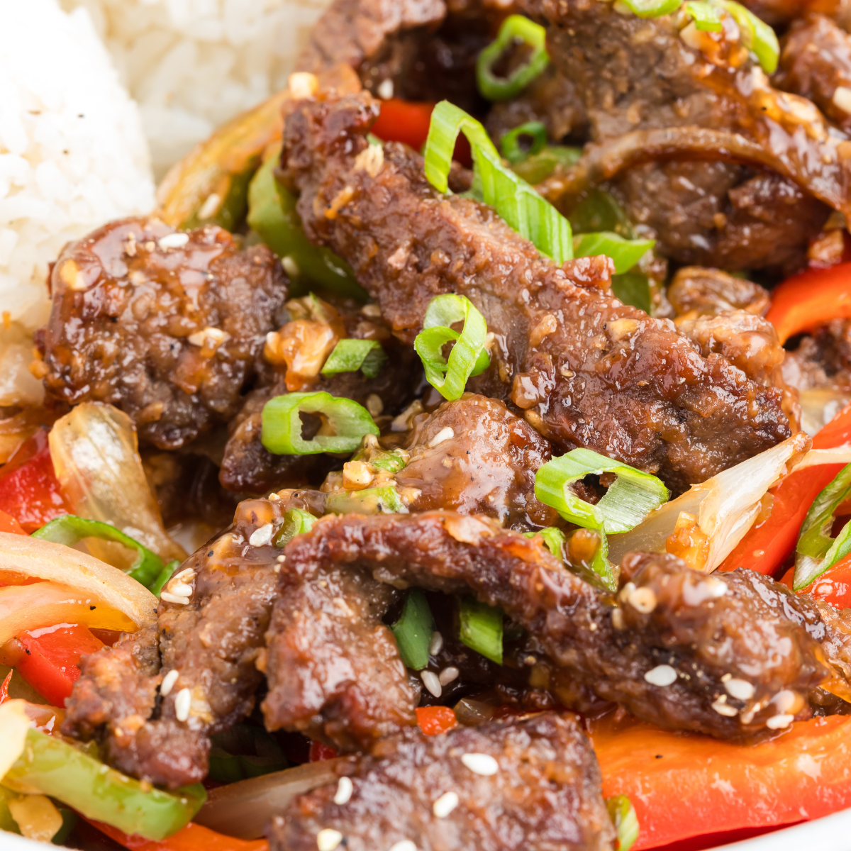 Air Fryer Pepper Steak
