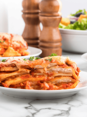 Air Fryer Ravioli Lasagna