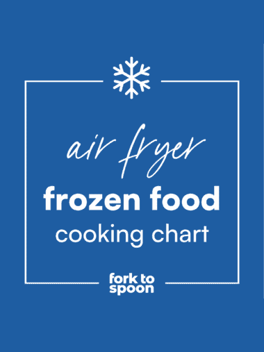 Air Fryer Frozen Food Cooking Chart