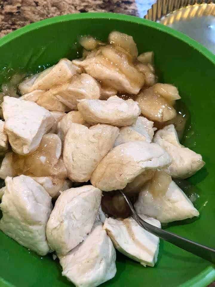 Air Fryer Apple Pie Bubble Up