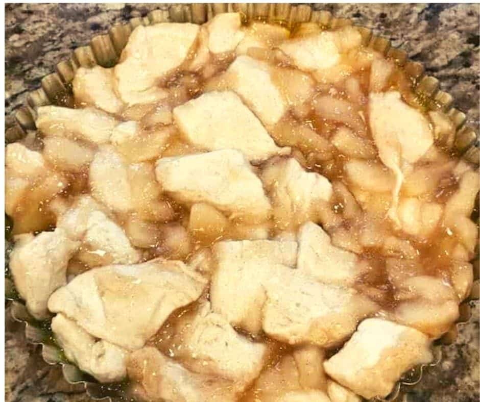 Air Fryer Apple Pie Bubble Up