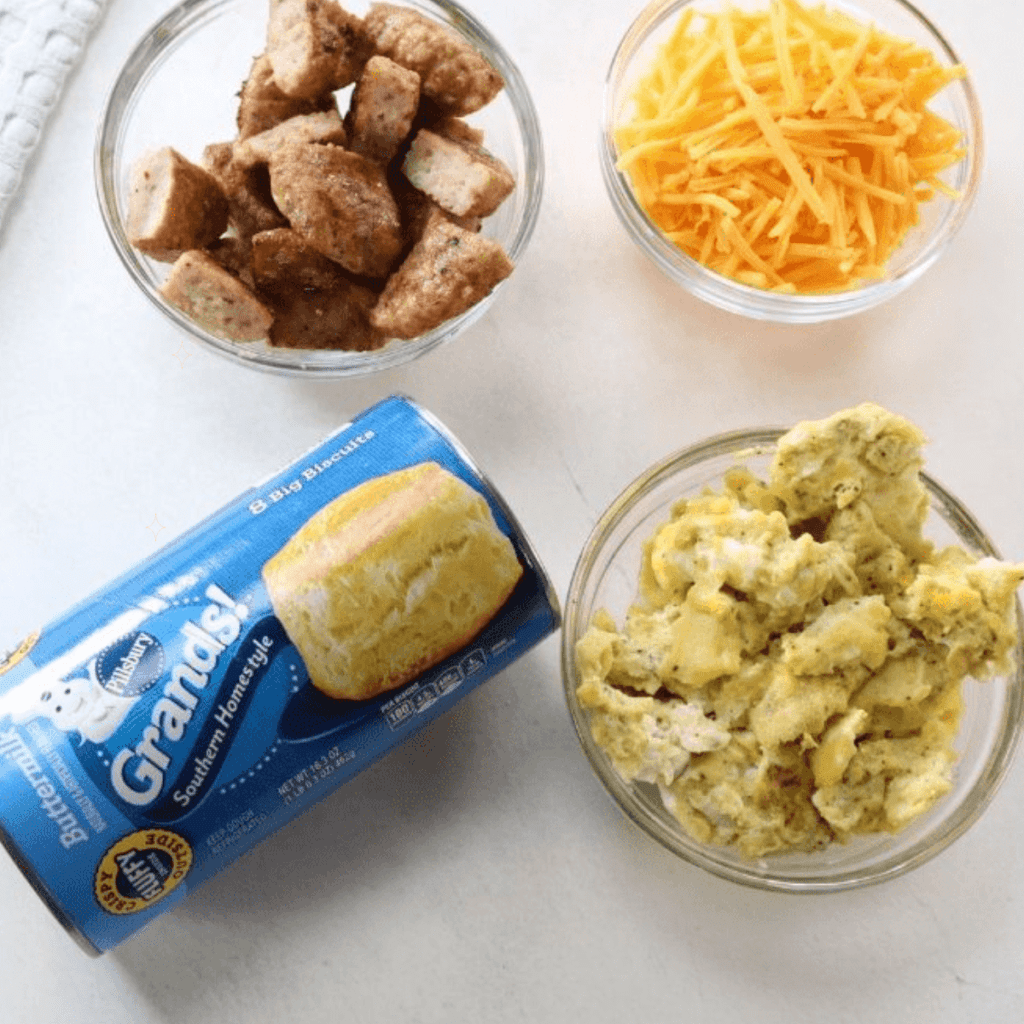 Ingredients Needed For Breakfast Bombs in Air Fryer