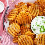 Air Fryer Frozen Waffle Cut Fries