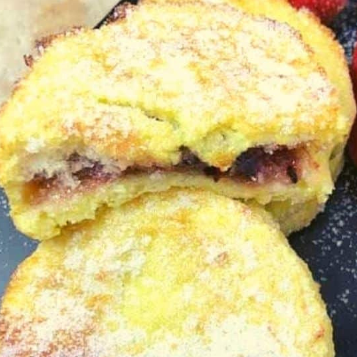 Air Fryer Jam Stuffed French Toast