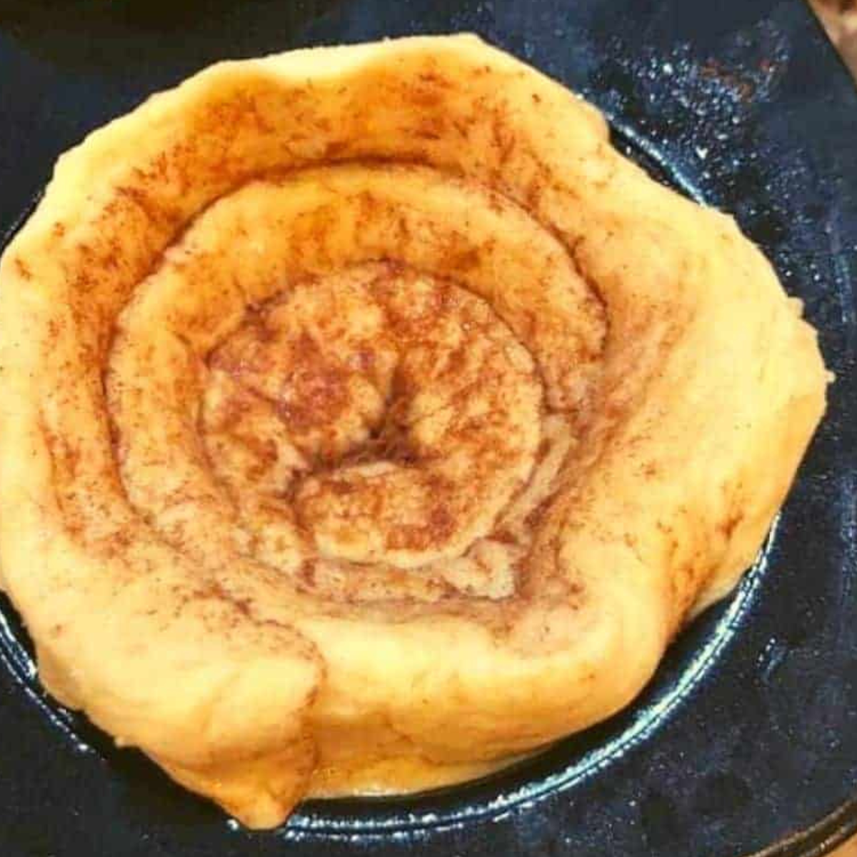 Air Fryer Peach Pie Cinnamon Rolls